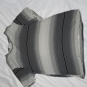 Black and White Striped Shirt